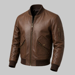 Modern Leather Bomber Jacket Manufacturer
