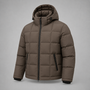 Nordic Block Hooded Puffer Jacket Manufacturer